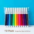 Miniature 12-color watercolor markers set for kids DIY painting and creative graffiti fun - Watercolor Pens (12 Colors Random)