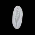 White silicone lily of the valley mold for DIY resin and fondant cake decorating - 5#B63 Transparent Single Lily Of The Valley