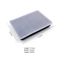 Food grade silicone ice cube tray with lid, 15-grid rectangular design in black finish - 15-Cavity Square Ice Tray with Lid