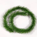 Detail showing two-layer artificial green pine needle wreath for festive decorations - 1m Thickened Pine Needle Garland