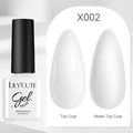 Esmalte de uñas en gel blanco LILY'CUTE 7ml X002 con acabados brillante y mate - 02