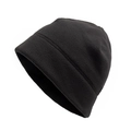 Winter thermal fleece beanie for men in black, outdoor windproof skull cap for skiing - 55-59CM / Dark Gray
