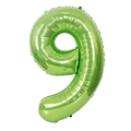 Número 9 Verde fruta