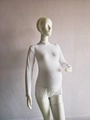 Body premaman bianco a maniche lunghe in tessuto elasticizzato per servizi fotografici - M / Bianco