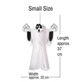 Piccolo fantasma di carta per Halloween con dimensioni di 37cm di altezza e 32cm di larghezza - Piccolo
