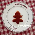 Brown velvet Christmas tree ornament decoration measuring 7x8cm for festive DIY decor - Christmas Tree B-04 (Brown)