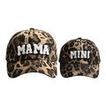 Leopard print MAMA and MINI matching baseball cap set for mother and daughter - Leopard-Parent-Child Set