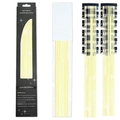 Sparkling champagne gold hair tinsel set with 12 clip-in pieces for festive styling - 12 Pieces / Fluorescent Yellow (12-Piece Set)