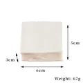 Realistic white PVC tofu model, 6x5x3cm food prop for photography and still life drawing - Large Tofu