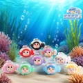Koi doll incense burner lamp blind box figurines with colorful quicksand design - A040 Koi Doll / Full Set (8pcs)