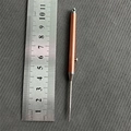 Stuzzicadenti portatile in titanio bronzo, ago retrattile, misura di 10,5 cm - Stuzzicadenti Telescopico Oro Rosa
