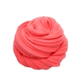 Swirled red cotton butter slime texture on white background 60ml decompression toy - 60ml / Red