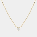Gold Single Water Drop Necklace