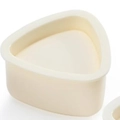 Stampo per sushi triangolare giapponese bianco crema per polpette di riso fai-da-te - Beige / Grande