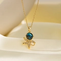 Collier Astronaute De Dessin Animé 8146 En Or