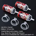 30er Set weiße DIY Blumenhalter-Sockel für Dosen und Flaschen mit 5,7cm Durchmesser - Yangwang U (Klein/5.7cm Durchmesser) / 30 Stk./Packung