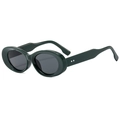 Monture Verte Verres Gris