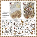 Midnight Bell 2.5D isometric PET stickers set with background card for scrapbooking - Midnight Bell Toll (Series 17)