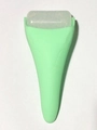 Mint green face ice roller with transparent gel head for cooling skin care and massage - Green Transparent