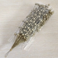 Bacche finte dorate glitterate per decorazioni natalizie e composizioni floreali festive - Oro