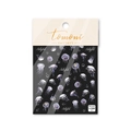 Japanese style jellyfish 5D nail stickers with thin flexible adhesive in dreamy purple - Dreamy Jellyfish Style (to1369)