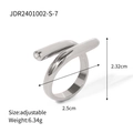 Cross Wrap with Zircon Style (JDR2401002-S) Silver