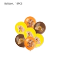 Set of 18 western cowboy theme balloons with horse, boot and hat prints for birthday parties - Balloons (18 PCS)