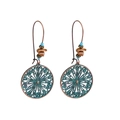H3573 Blue Hollow Ear Hook