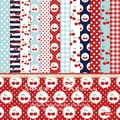 Sweet Cherry theme 160gsm heavyweight cardstock with 12 different patterns for DIY scrapbooks - R2516 24 Sheets