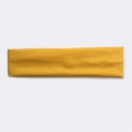 Elastic yellow cotton sweatband for outdoor running and sports with soft fabric texture - Turmeric