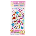 DIY colorful acrylic crystal heart and round rhinestone stickers for phone and album decor - Starry Heart Shape (Colored Card)
