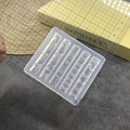 Stampo in silicone con fiocchi e righello per misurazione di decorazioni unghie - Silicone Trasparente / 186-Farfalla Sogno Fiocco