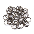 Großpackung antike Bronze-Metallspaltringe für DIY-Schmuckherstellung und Verbinder - 4mm (200 Stück) / Bronze