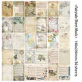 Vintage fairy tale sheet music decorative paper pack for scrapbooking, 30 sheets - Fairytale Music Score 30 Sheets