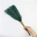 Green 55cm artificial pampas grass bouquet for Nordic boho home floral decoration - 53-55cm / Dark Green