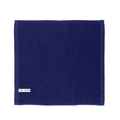 Dark blue 100% cotton waffle weave kitchen towel with absorbent textured fabric - Blue