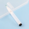 Transparent refillable rollerball pen for cosmetic liquids like serums and eye creams - 7ml Press Rollerball Head