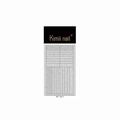 Macro detail of glitter nail art stickers with various sizes for French manicure style - French Line Style (SP-001)