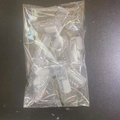 Bulk pack of clear silicone finger toothbrushes for dogs and cats in a plastic bag - 10pcs Pack [OPP Bag]