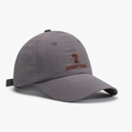 Casquette de baseball grise à séchage rapide avec broderie et trous de ventilation - Gris clair