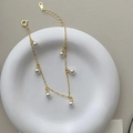 925 Silver/Pearl / Pearl Bracelet (L780)
