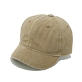 Dettaglio della trama in velluto a coste kaki del cappello con strisce e occhielli - M (56-58cm) / Cachi