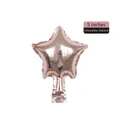5-inch rose gold star foil balloon with metallic finish for wedding and party decor - 5-inch Star Rose Gold
