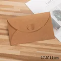 Large brown kraft paper envelope with heart closure, vintage style 17.5x11cm - Kraft Envelope / Large