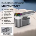 Stiro a vapore portatile grigio stellato con manico rotante a 180 gradi e display LED - Spina UK / Grigio Stellato