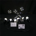 Detalle de guirnalda LED proyector de estrellas con 6 bombillas y brillo constante - Estilo 02-Guirnalda de Luces de Proyección de Estrellas (6L) / 2,94m de Longitud