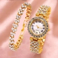 Goldene Uhr + Armband