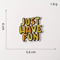 VSCO Patch 13# (Yellow Slogan)