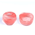 Base rosa traslucida per sfere di cristallo e supporto per pietre di agata - Rosso Anguria (Sintetico)