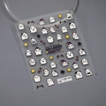 Cute Halloween ghost and candy nail art stickers with Trick or Treat lettering - 3D New Embossed Candy Ghost (TS-3248)